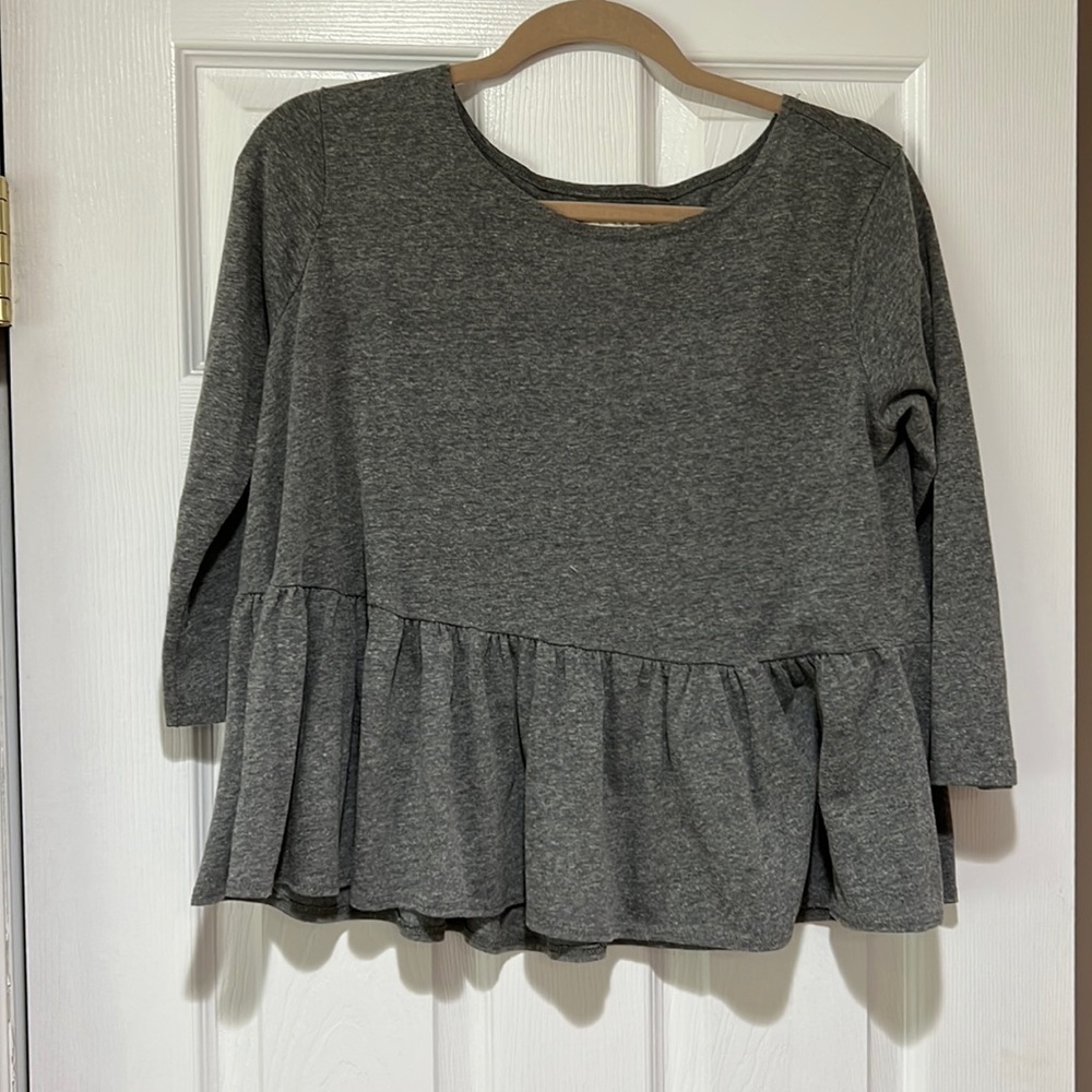 Free people grey top